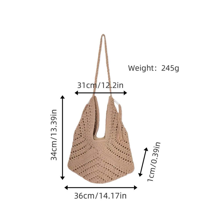Håndlaget nettbag Skanto