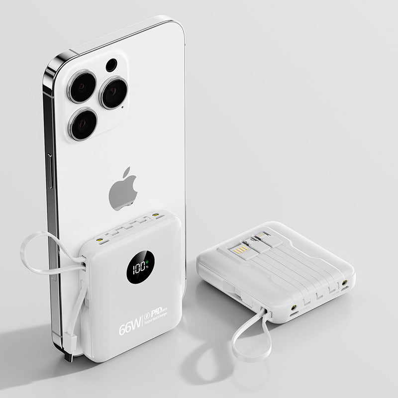 Bærbar 66W Powerbank med hurtiglading Skanto