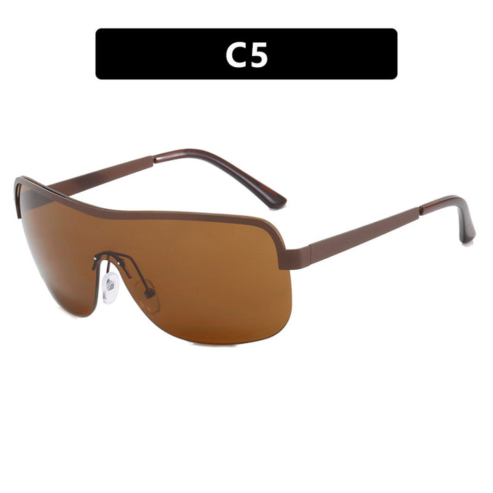 Women's sporty sunglasses in futuristic design with wide field of vision Skanto
