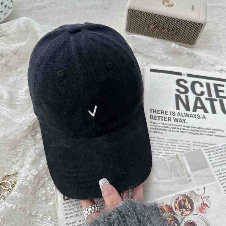 Kvinne Casual Denim Baseball Caps Skanto