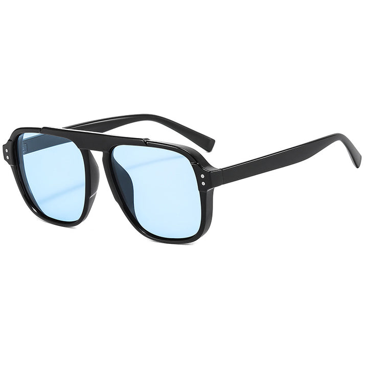 Women's geometric sunglasses with polarized yellow lenses Skanto