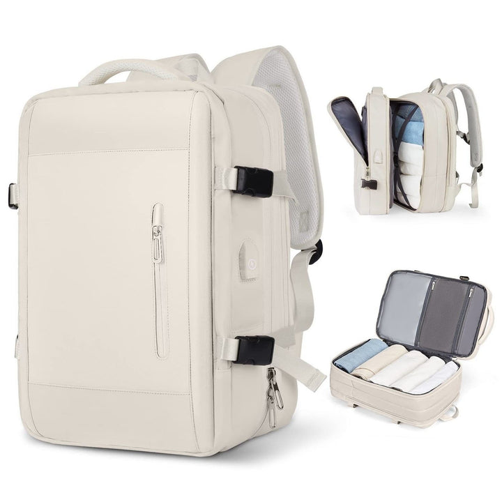 Multifunksjonell Laptop-ryggsekk Med Usb-ladeport Og Vannavvisende Materiale Skanto
