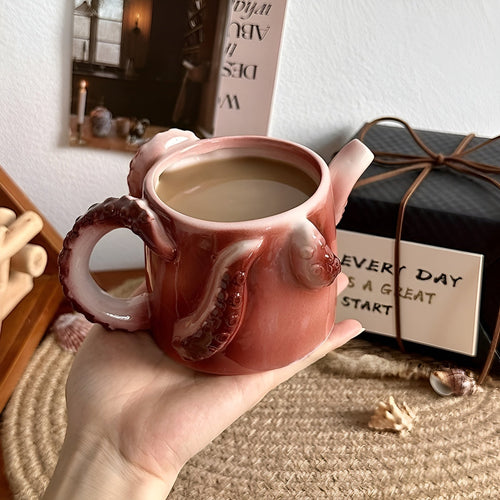 Skanto | Blæksprutte Tentakel Keramikkaffekopp
