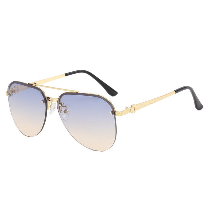 Damer elegant pilot solbrille med høy UV-beskyttelse og stilfull ramme Skanto