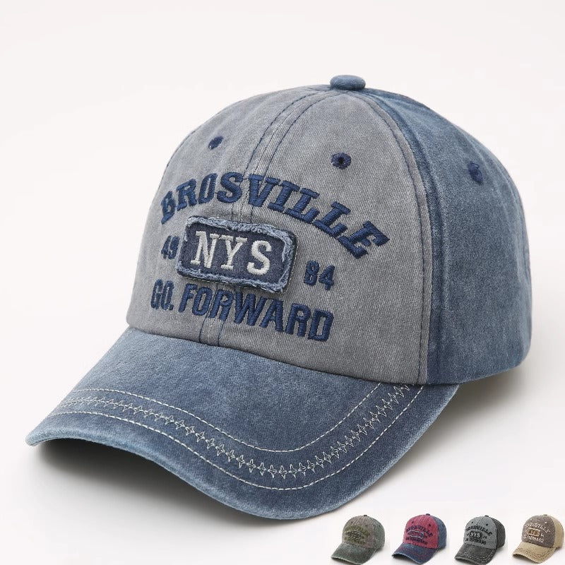 Menns vintage-inspirerte slitte baseballcaps Skanto 1784188194