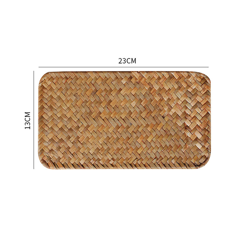 Artisan Woven Serving Tray Skanto