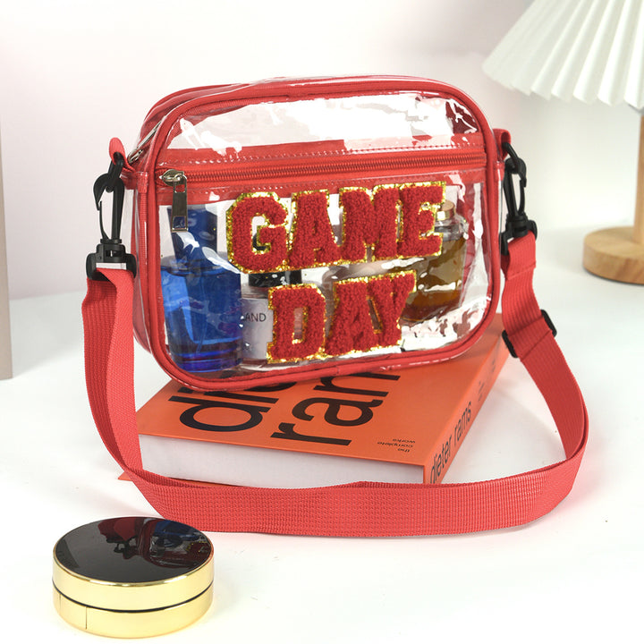 Sporty crossover bag with transparent front Skanto