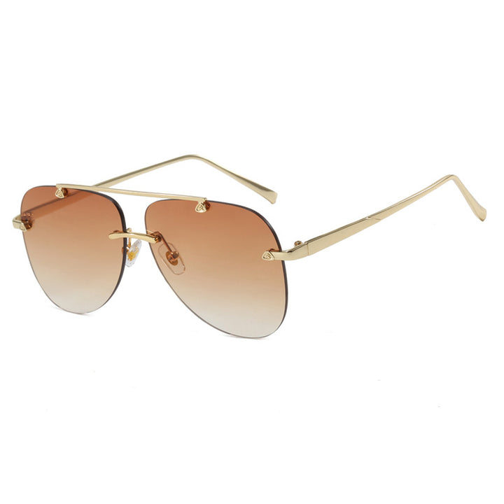 Women's elegant pilot sunglasses with UV protection and reflective lenses Skanto