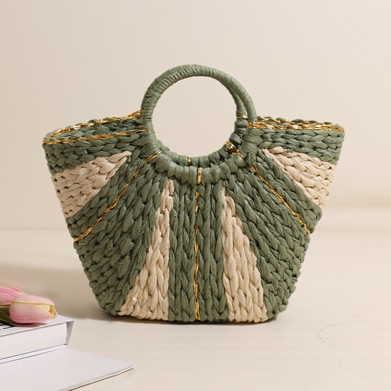 Handmade basket bag in modern design Skanto