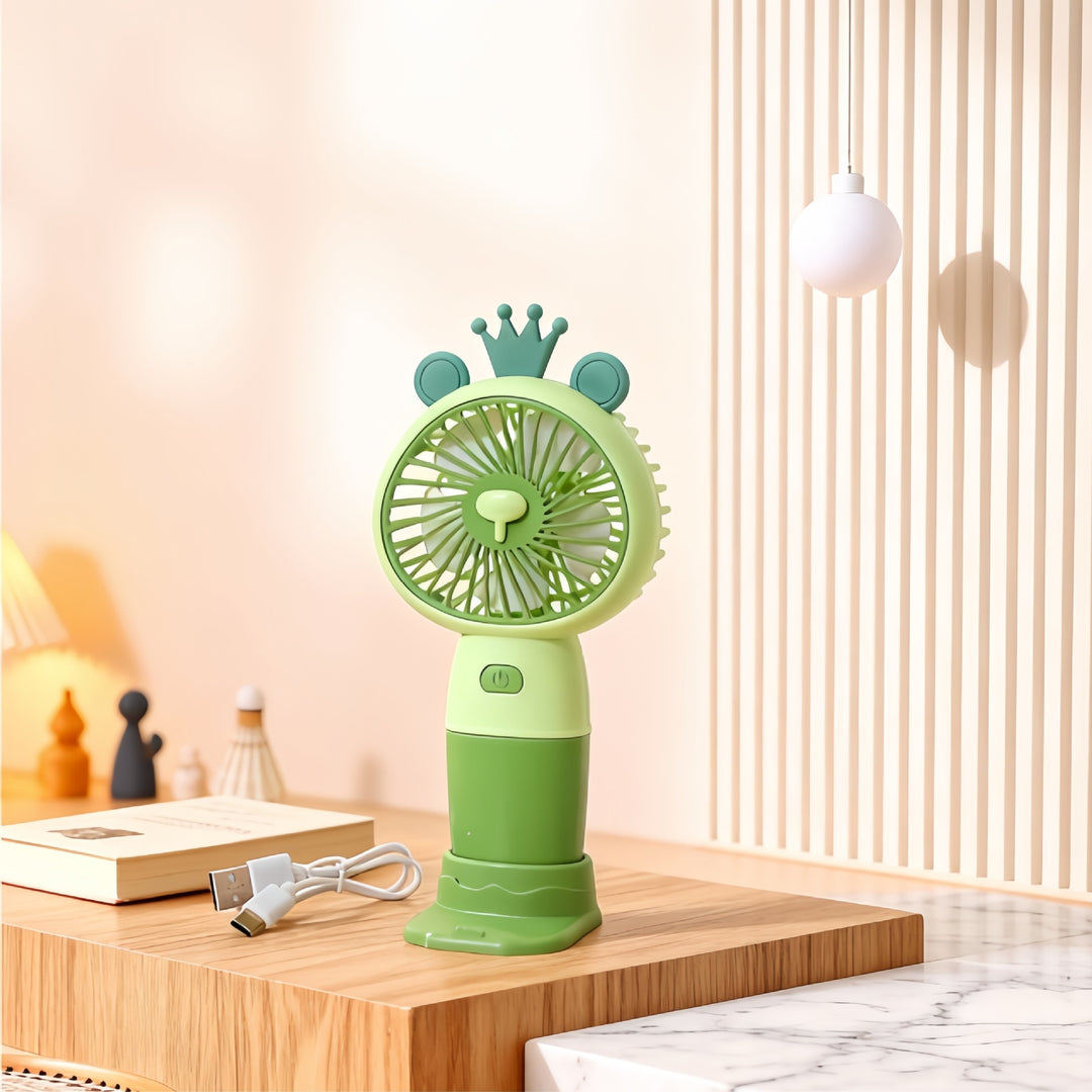 Damer Bærbar Dyre Mini-Ventilator med USB-tilkobling Skanto