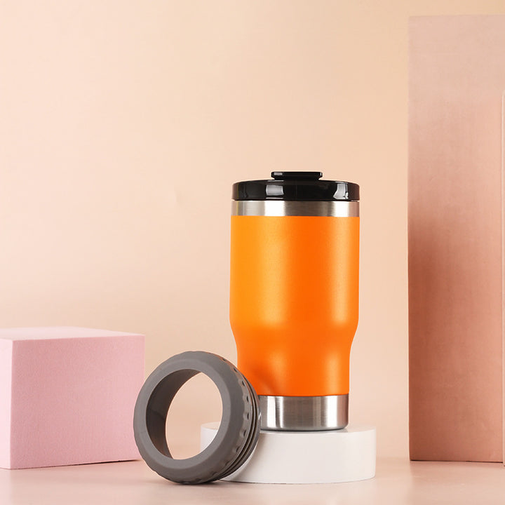 Dame Isolert Kaffeekopp med rutsjsikker silikonunderlag Skanto