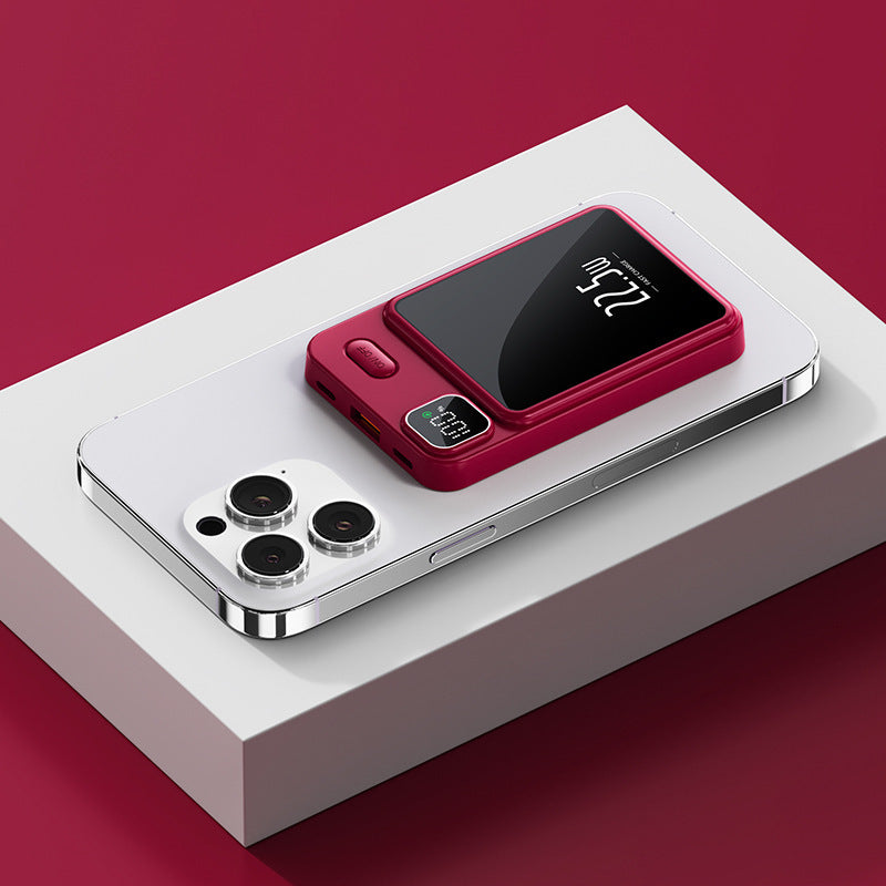 Kraftig powerbank med multifunksjonelt LCD-display og hurtigladefunksjon Skanto
