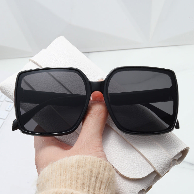 Dame oversized solbriller i moderne skilpadde-design Skanto