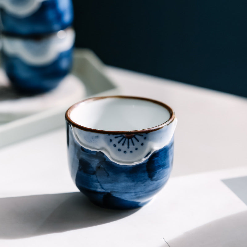 Japansk Sakura Håndlagde Keramiske Sake Sett | Skanto