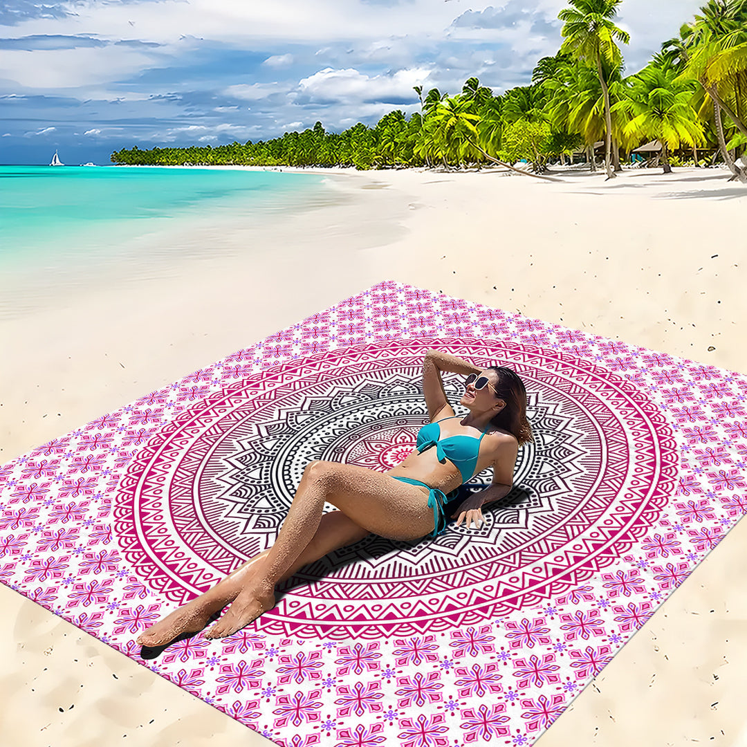 Mandala Design Strandmat Skanto