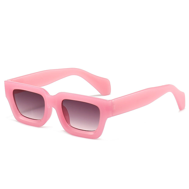 Women's trendy sunglasses with robust and transparent frame Skanto