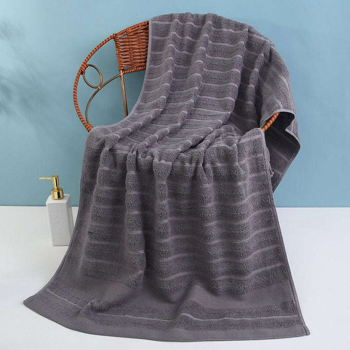 Frotteehåndkle med elegante striper Skanto