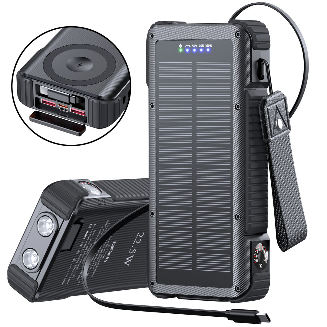 Bærbar Solenergi Powerbank Skanto
