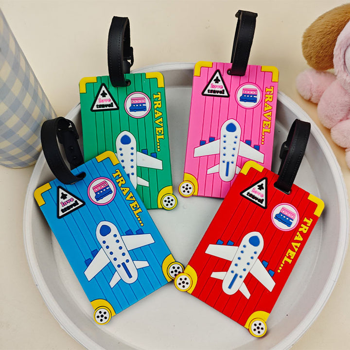 Unisex bagasjetag med morsomt flydesign Skanto