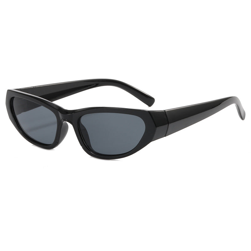 Dame moteriktig solbrille med speilbelagte glass Skanto