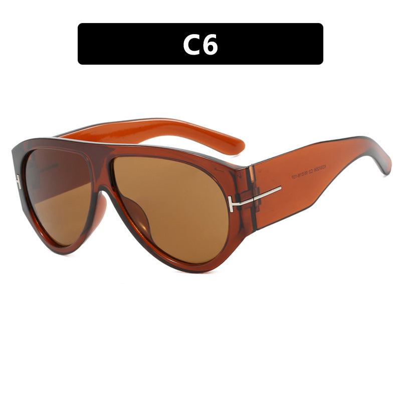 Women's fashionable retro-style oversized sunglasses Skanto