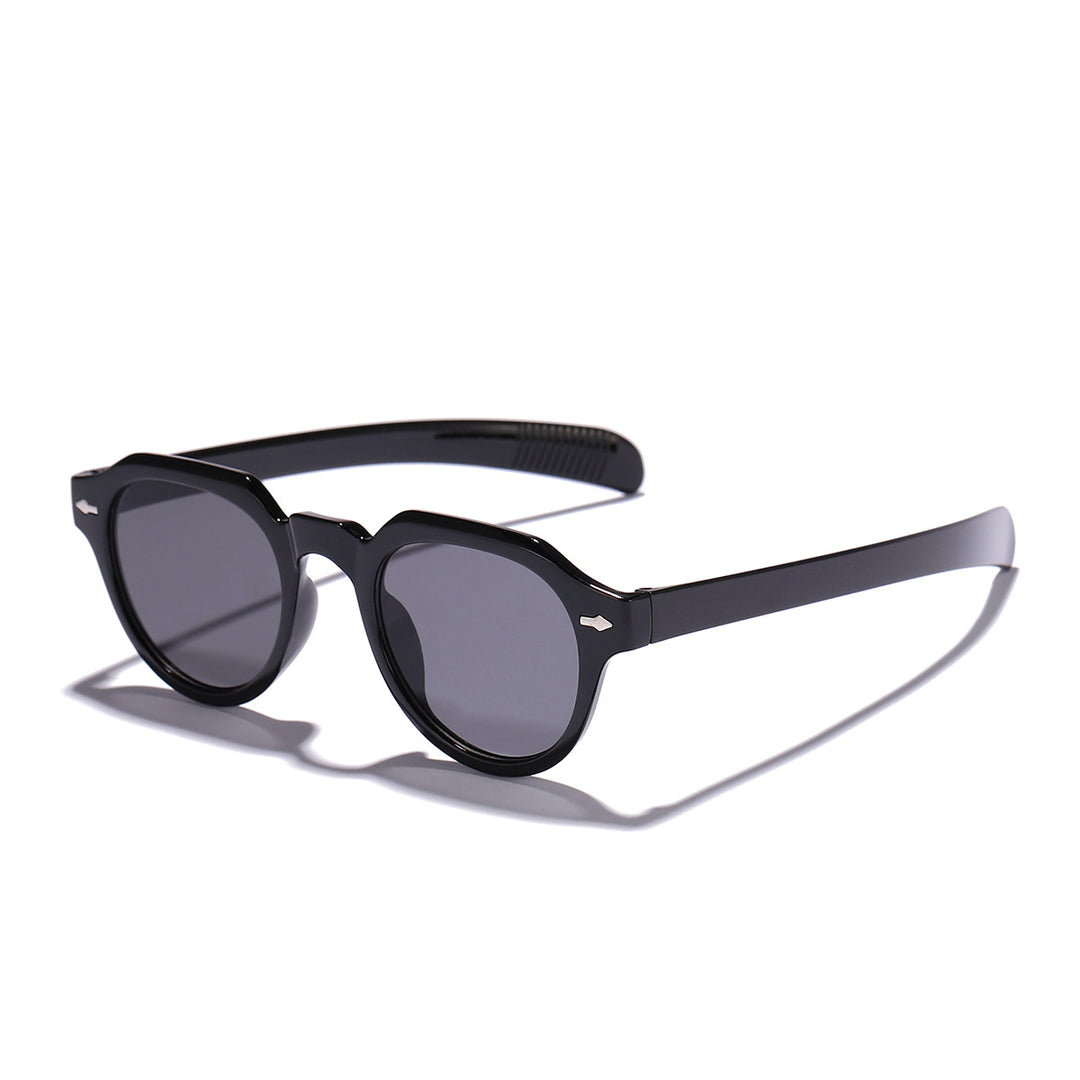 Dame solbrille med stillegående og unik ramme Skanto
