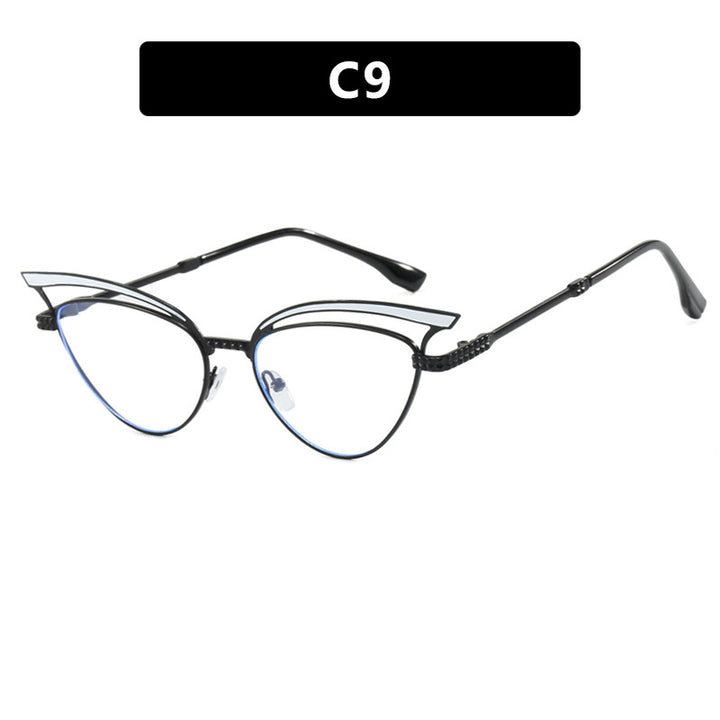 Women's Cat-Eye Glasses with Filigree Design Element Skanto