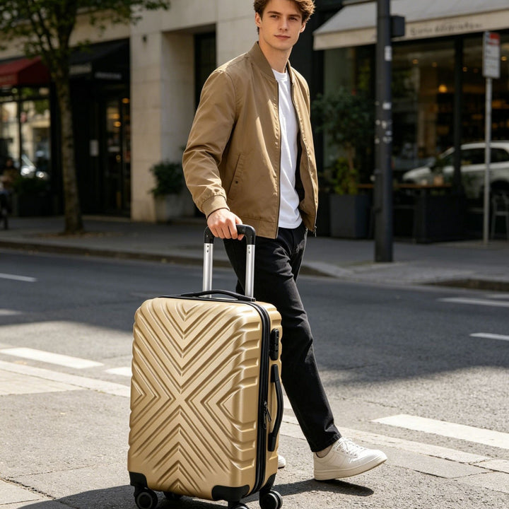 Unisex Premium Hard Shell Rolling Travel Case Skanto