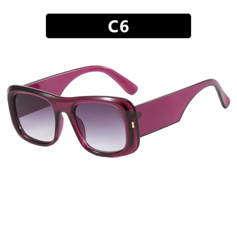 Women's Square Sunglasses with Anti-Reflective Lenses and Modern Frame Construction Skanto