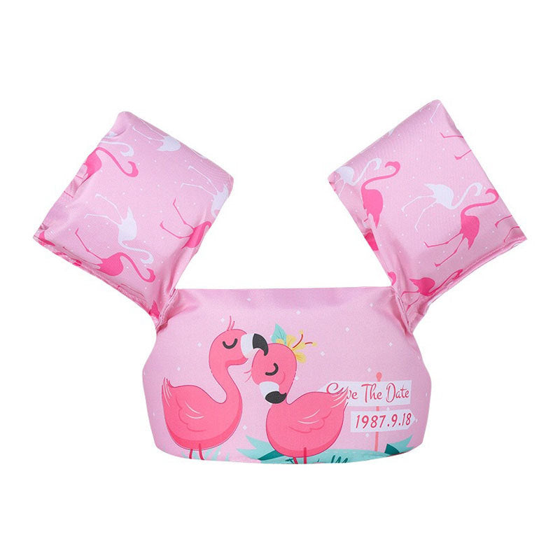 Kvinnes oppblåsbar svømmehjelp med fargerikt flamingo-design Skanto