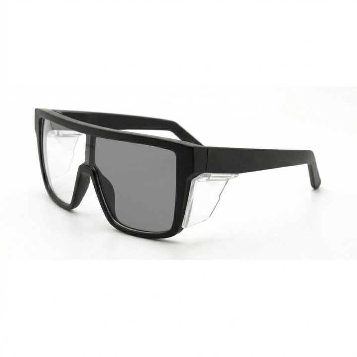 Dame sport solbriller i moderne design med bred ramme og polariserende linser Skanto