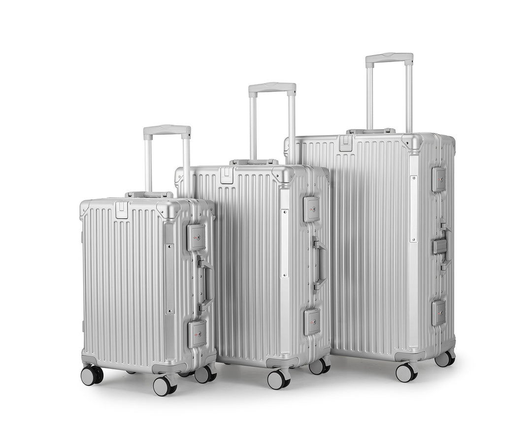 Unisex Aluminium Hard Shell Reisebagasjesett Skanto