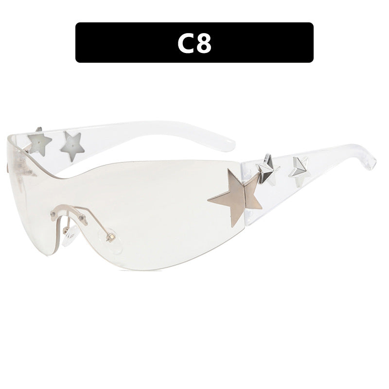 Women's trendy sunglasses with unique star design Skanto