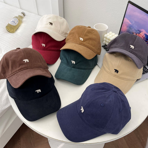 Kvinnens avslappede bomull brodert baseballcap Skanto