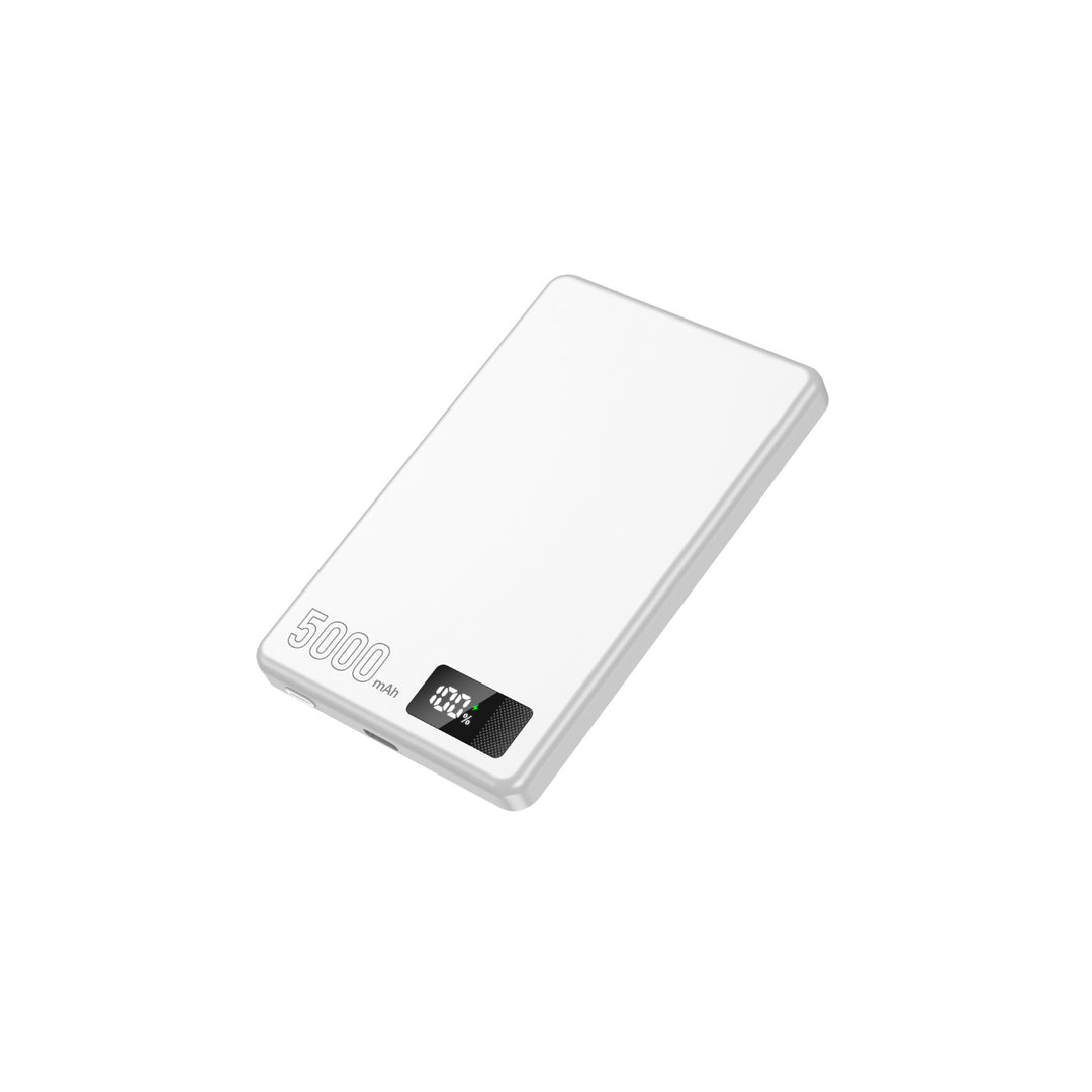 Høyytelses powerbank med trådløs ladefunksjon og hurtigladealternativ Skanto