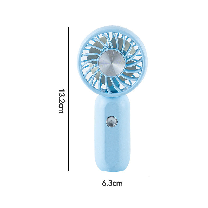 Dame Bærbar Mini Håndvifte med ergonomisk design og USB-ladefunksjon Skanto