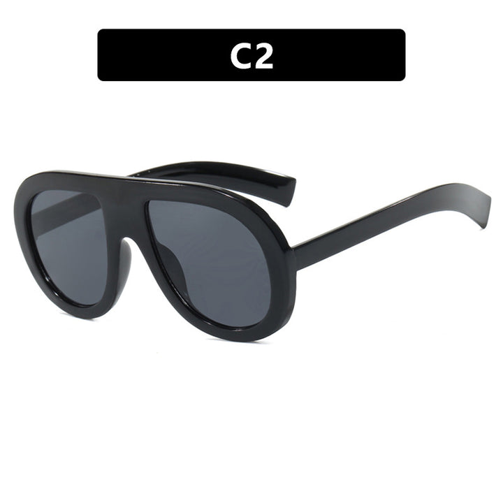 Women's oversized sunglasses in futuristic design Skanto
