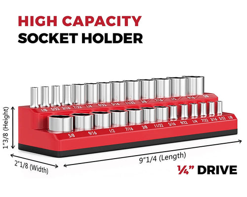Heavy-Duty Magnetisk Socket Organizer Skanto