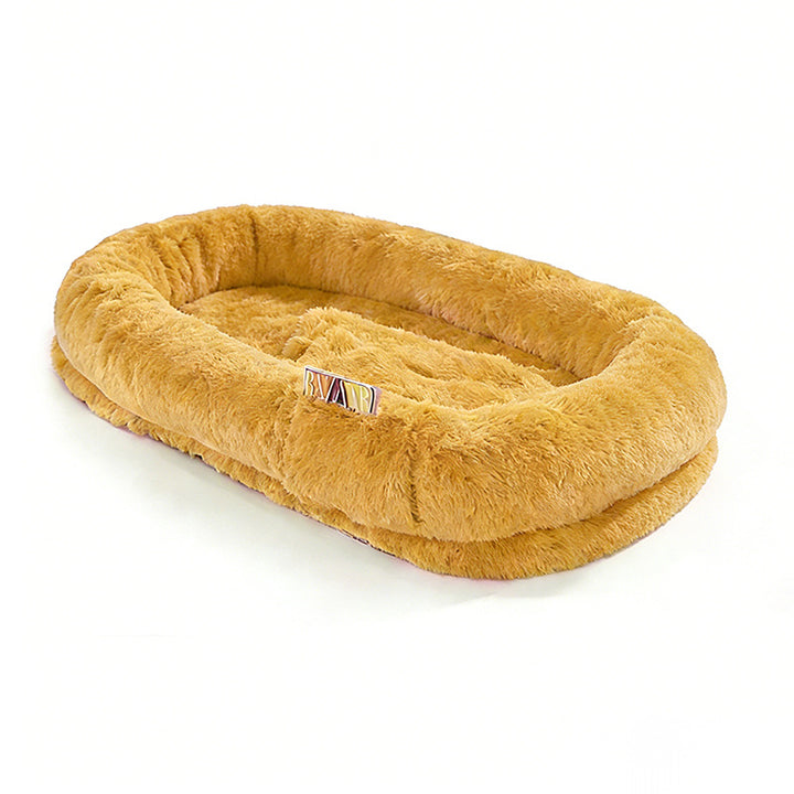 Plush Faus Fur Teppe Hundefläge