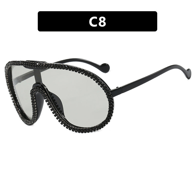 Women's extravagant sunglasses with sparkling frame Skanto