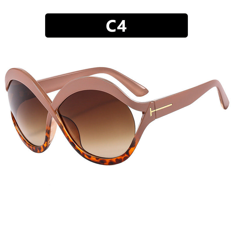 Dame ekstravagant formet solbrille Skanto