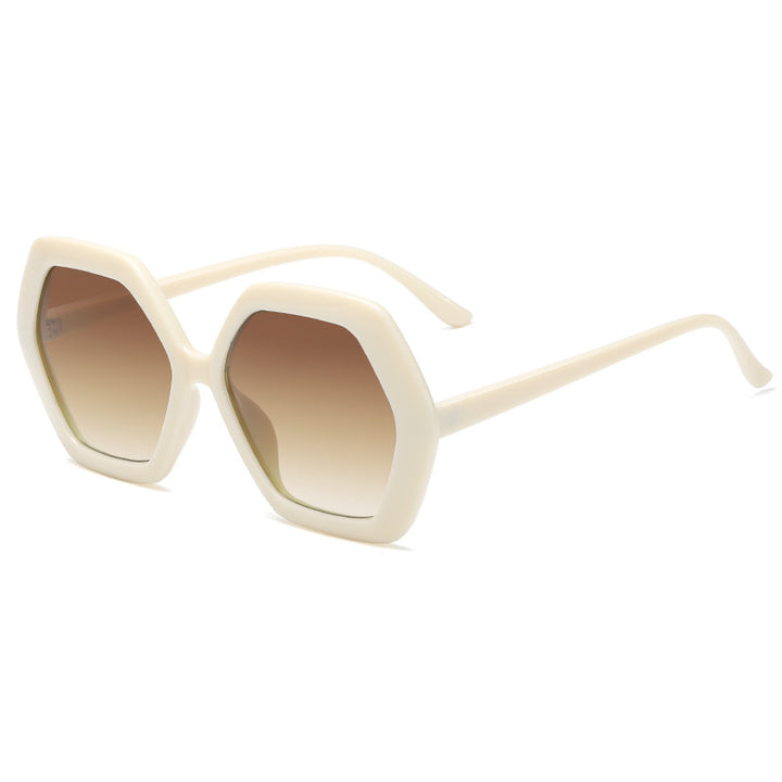 Dame geometrisk solbrille med moderne design Skanto