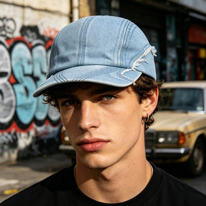 Damer casual og moteriktig denim-lue Skanto