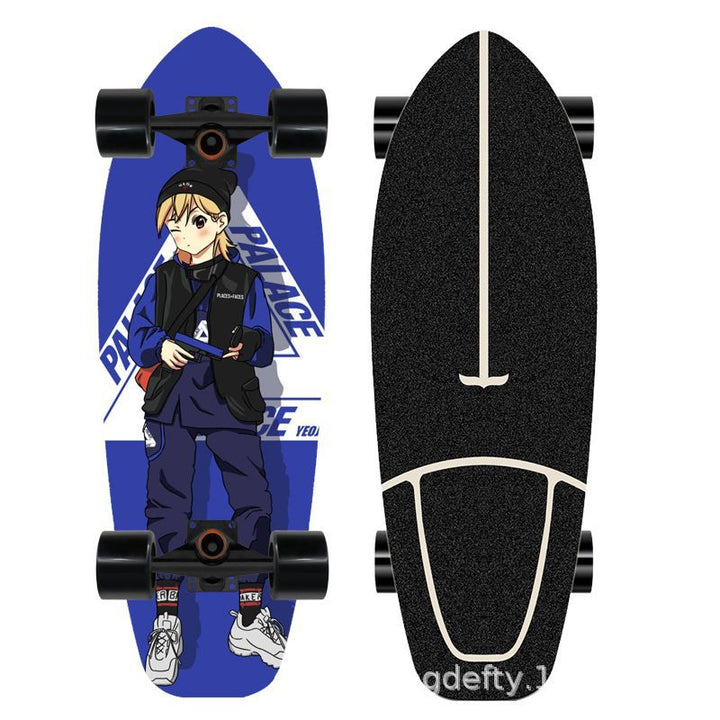 Kunstnerisk Løve Design Skateboard Skanto