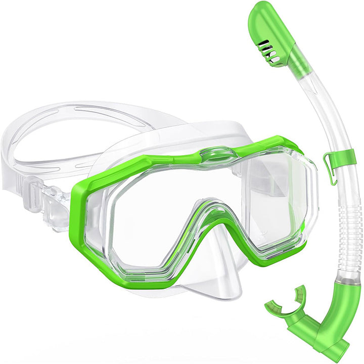 Snorkelmaske med fleksibel pusterør Skanto