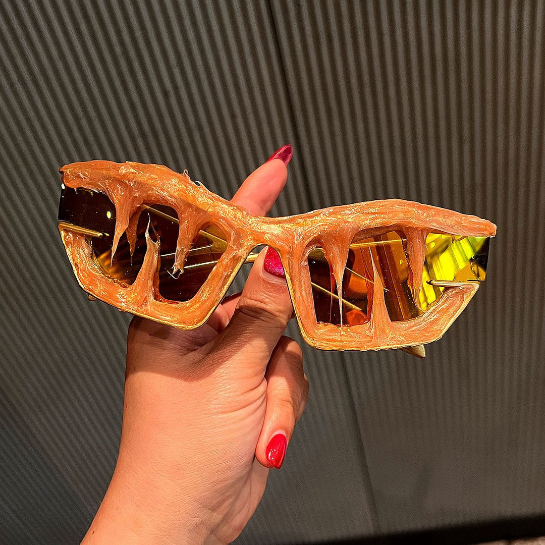 Damer Futuristisk Sports solbrille med ekstraordinær enhjørning design Skanto