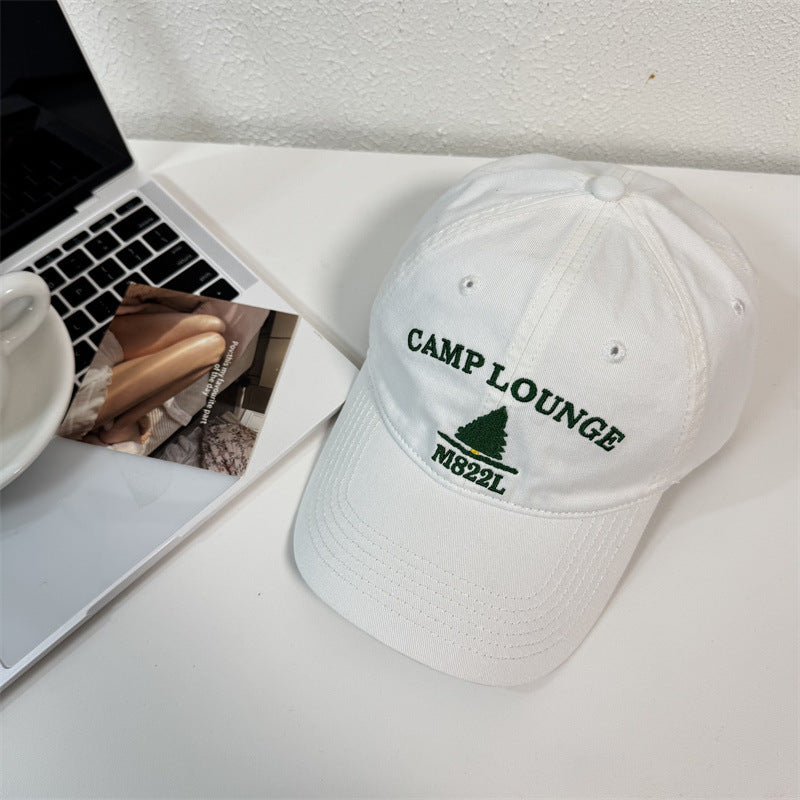 Herre Broderte Camp Logo Baseball Cap Skanto