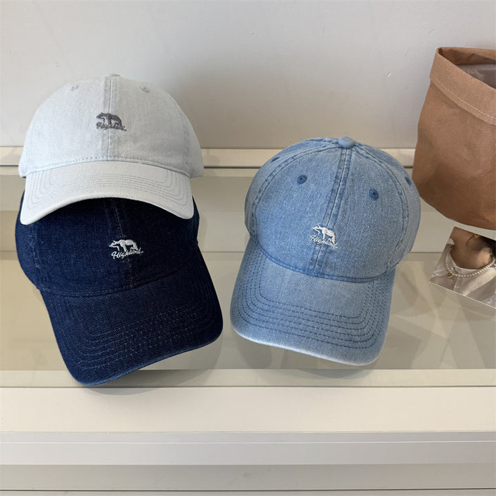 Kvinners klassiske denim baseball caps Skanto