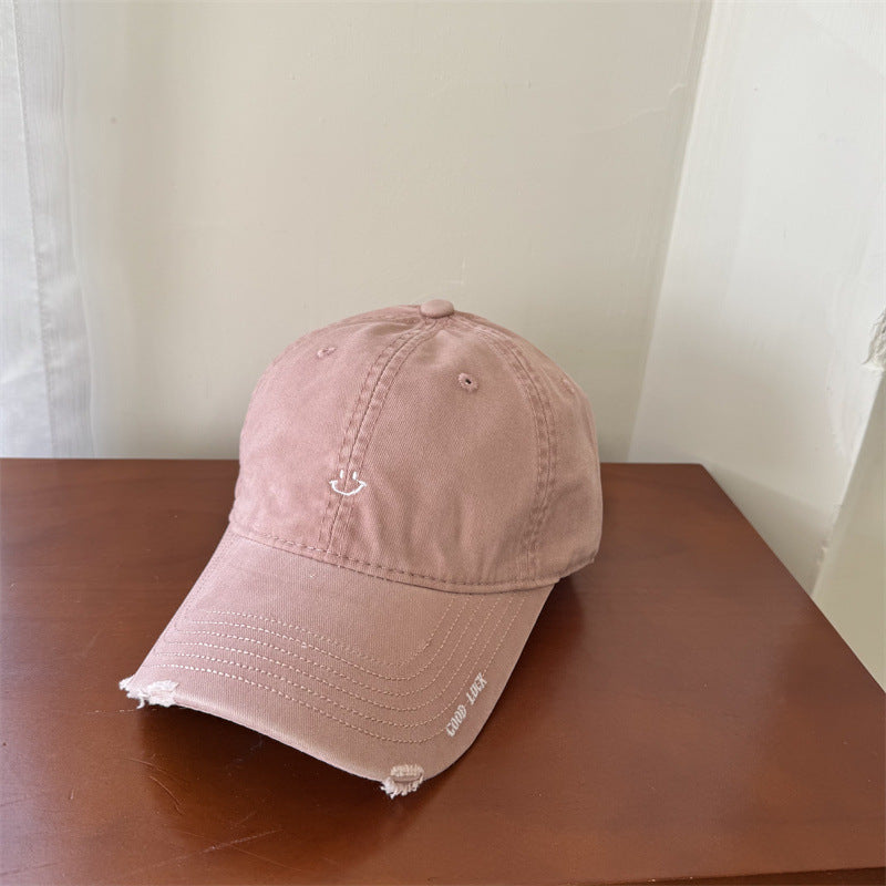 Kvinnenes casual smile broderte cap Skanto