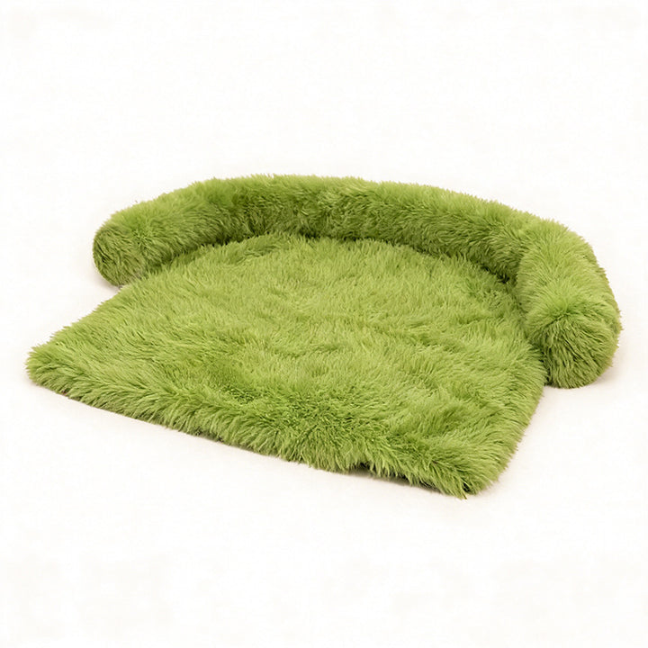 Luksus Falsk Pels Lounger Hundeseng